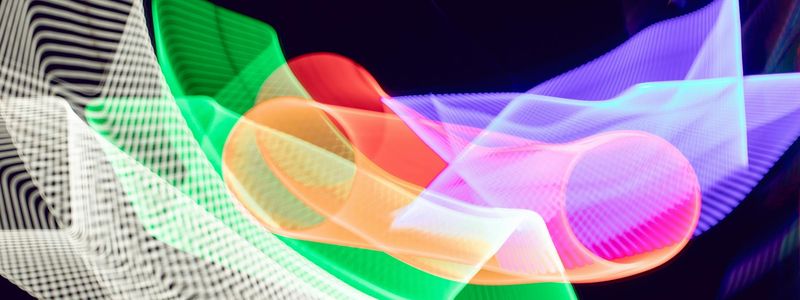 Long exposure shot showing the fluid path of movement.